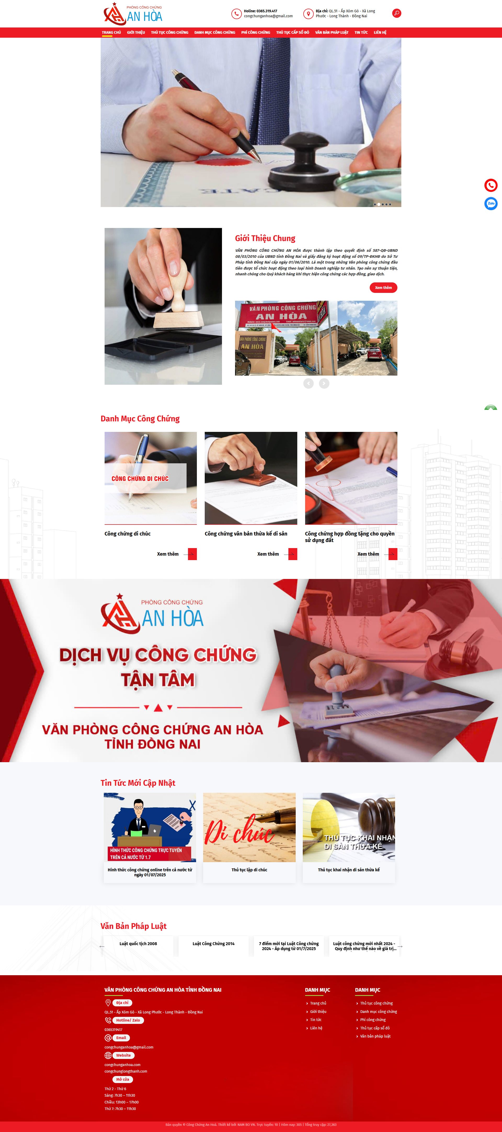 LAYOUT VĂN PHÒNG CÔNG CHỨNG